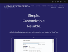 Tablet Screenshot of etoilewebdesign.com